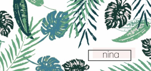 Geboortekaart botanical jungle - Nina