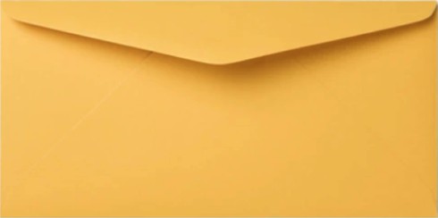 Envelop 11x22 - Mais geel