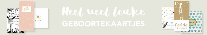 Geboortekaartjes in alle soorten en maten