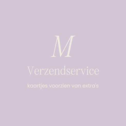 Verzendservice Medium | kaartjes voorzien van extra's