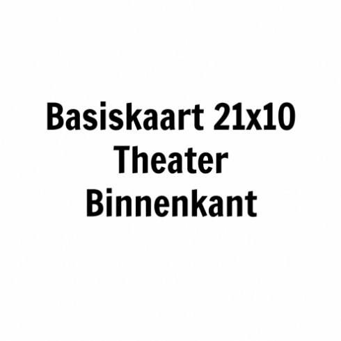 Basiskaart 13x13 Theater