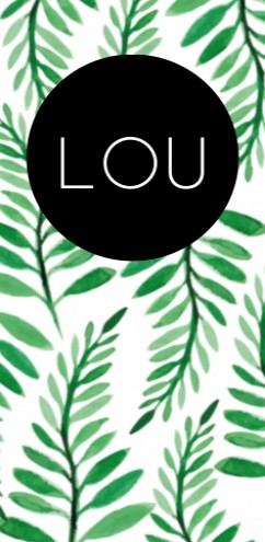 Botanisch geboortekaartje - Lou voor