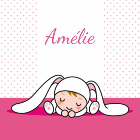 Geboortekaartje Amelie - Gb