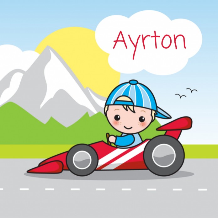 Geboortekaartje Ayrton - Gb voor