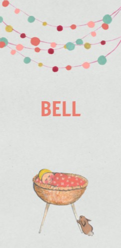 Geboortekaartje Bell - EB voor
