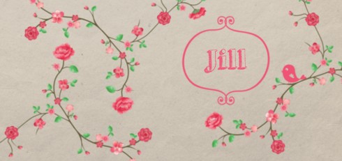 Geboortekaartje blossom Jill - LD