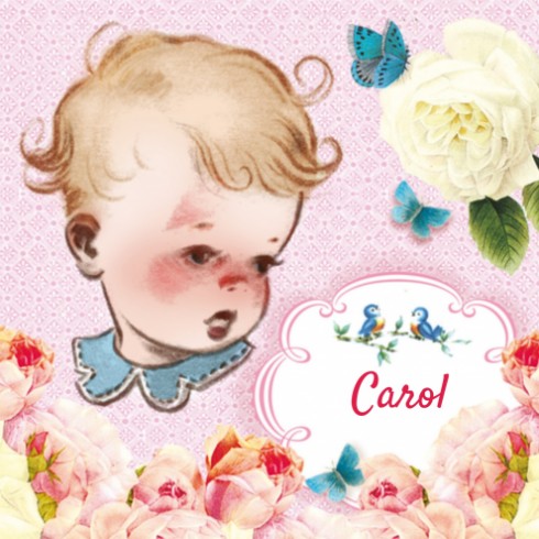 Geboortekaartje Carol - CA
