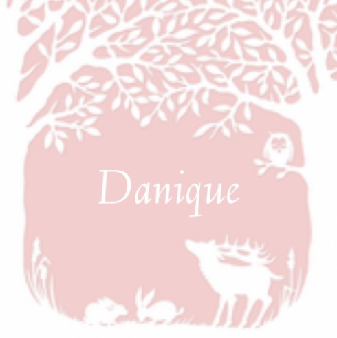 Geboortekaartje Danique - GA achter