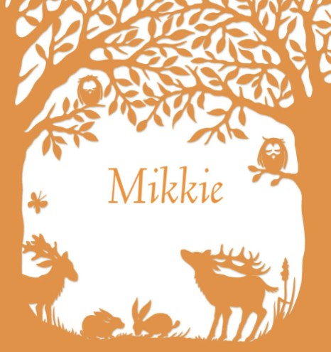 Geboortekaartje met dieren in het bos - Mikkie - GA