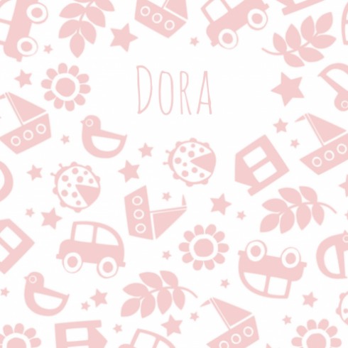 Geboortekaartje - Dora - HK voor