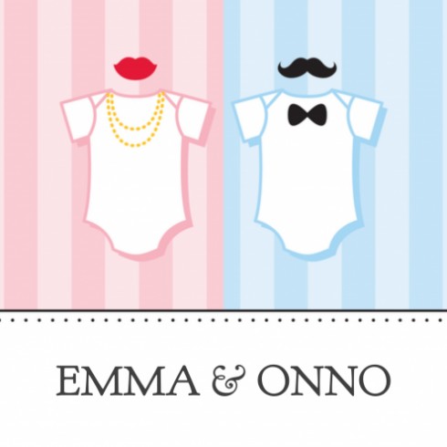 Geboortekaartje Emma-Onno - Gb voor