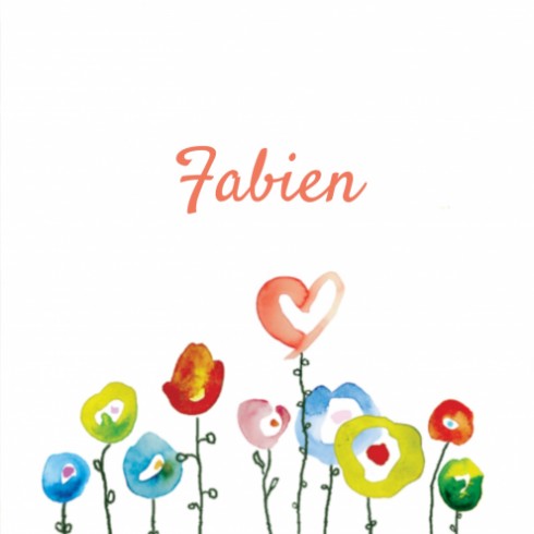 Geboortekaartje Fabien - CA