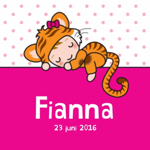 Geboortekaartje Fianna - Gb