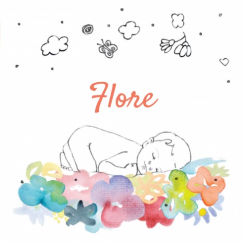 Geboortekaartje Flore - CA