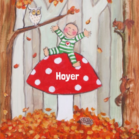 Geboortekaartje Hoyer - EB voor