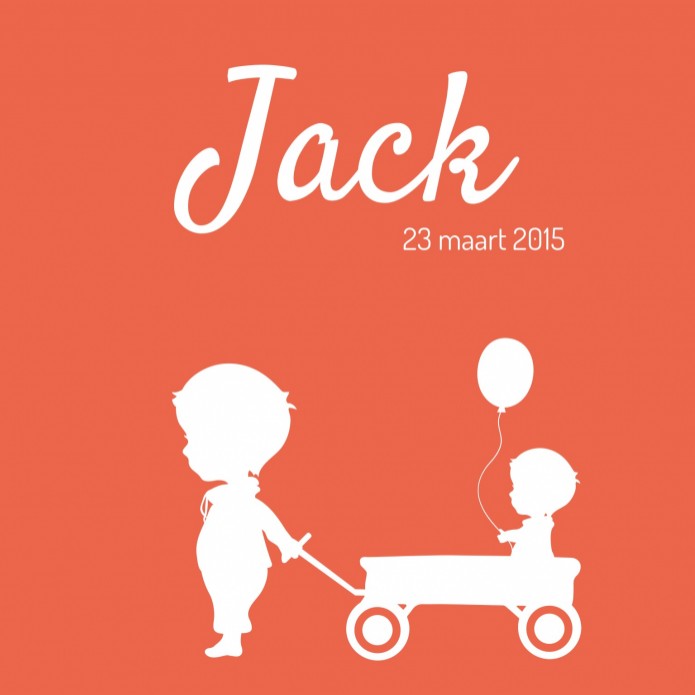 Geboortekaartje - Jack - DIY