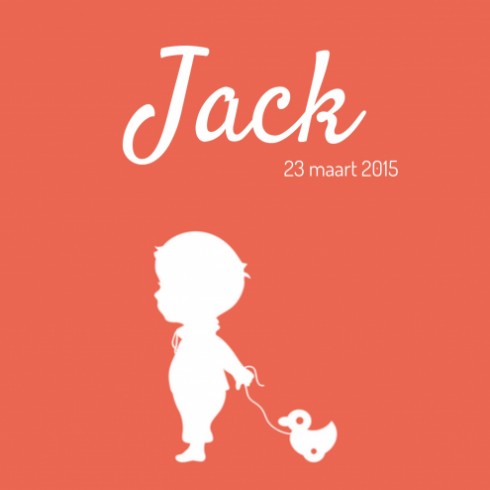 Geboortekaartje - Jack - SC voor
