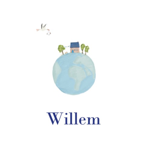 Geboortekaartje Jongen Willem