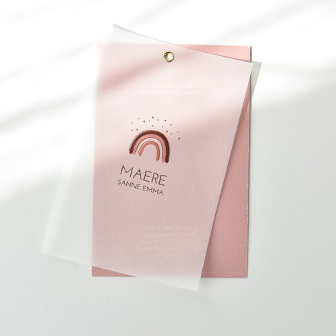 geboortekaartje-kalkcover-regenboog-goudfolie-achterkaartje-roze-meisje