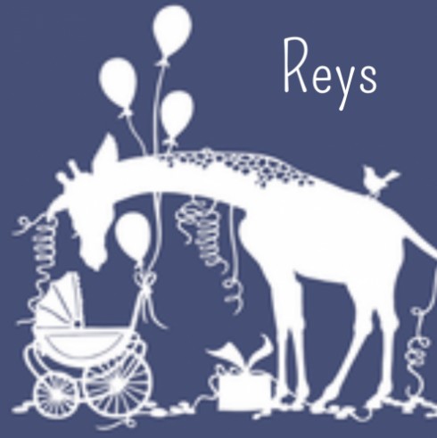 Geboortekaartje knipkunst - Reys achter