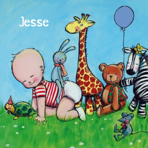 Geboortekaartje Jesse - JH voor