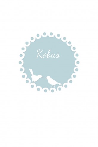 Geboortekaartje Kobus - GA voor