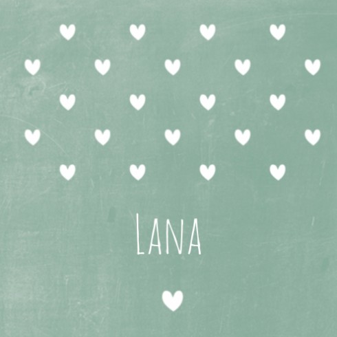 Geboortekaartje Lana - LD