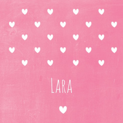 Geboortekaartje Lara - LD