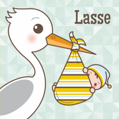 Geboortekaartje Lasse -  Gb voor