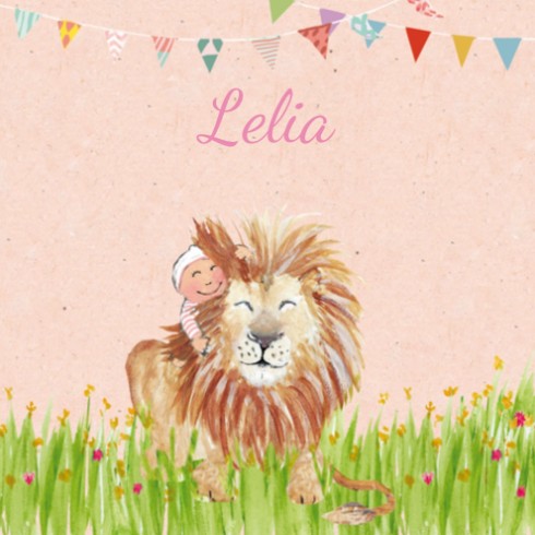 Geboortekaartje Lelia - EB voor