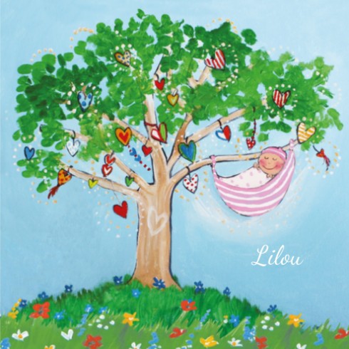 Geboortekaartje Lilou - EB voor