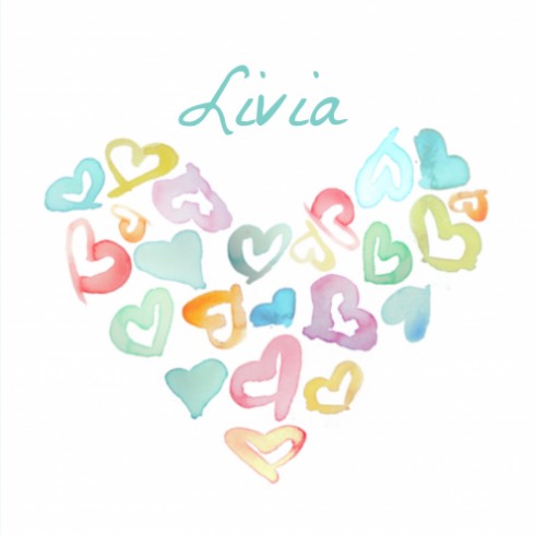 Geboortekaartje Livia - CA