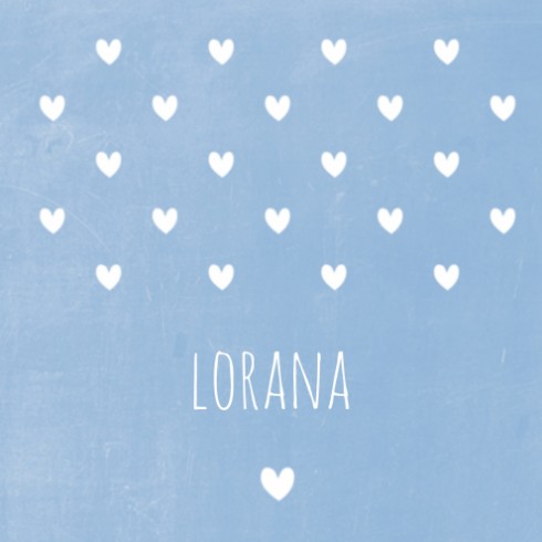 Geboortekaartje Lorana - LD