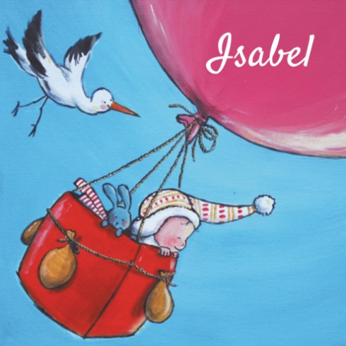 Geboortekaartje Isabel - JH voor