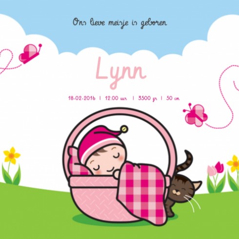 Geboortekaartje Lynn - Gb