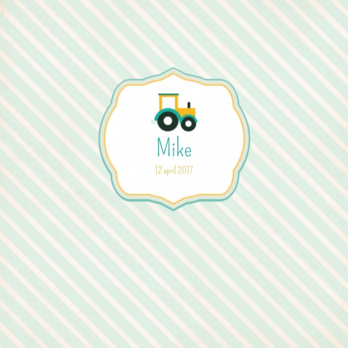Geboortekaartje Mike- Made4