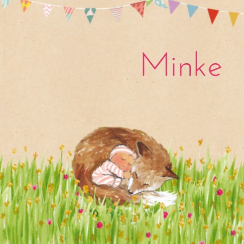 Geboortekaartje Minke - EB