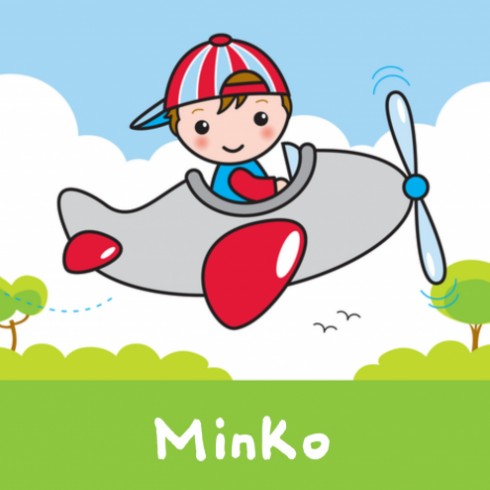 Geboortekaartje Minko - Gb voor