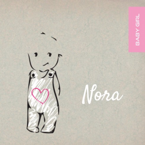 Geboortekaartje Nora - CA