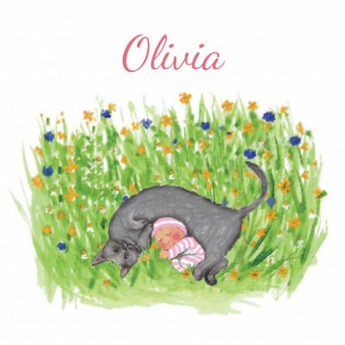 Geboortekaartje Olivia - EB voor