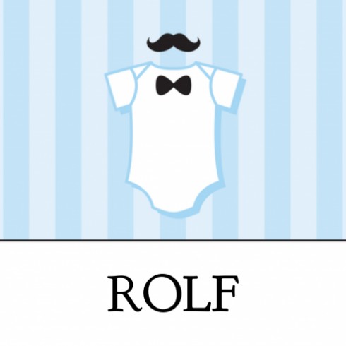 Geboortekaartje Rolf - Gb voor