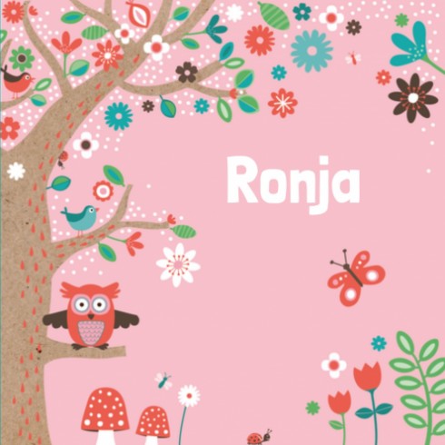 Geboortekaartje Ronja - ZW voor