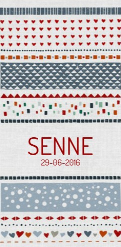 Geboortekaartje Senne - Dits en Dots voor