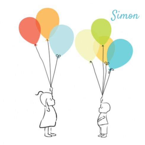 Geboortekaartje Simon - CA
