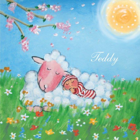 Geboortekaartje Teddy - EB