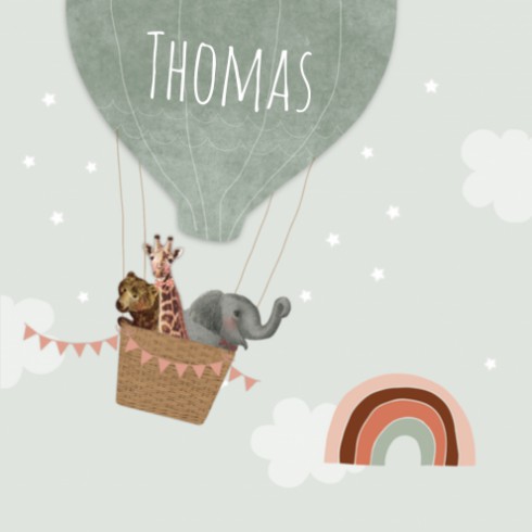 Geboortekaartje Thomas - LK voor