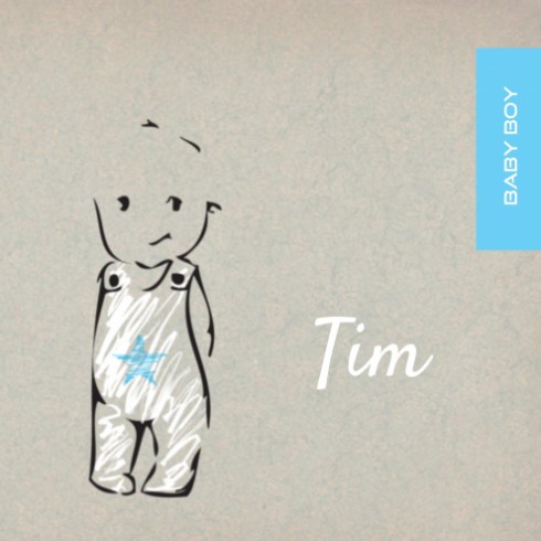 Geboortekaartje Tim - CA