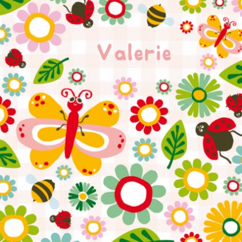 Geboortekaartje - Valerie - HK
