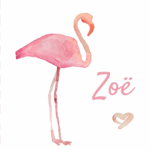 Geboortekaartje Zoe - CA