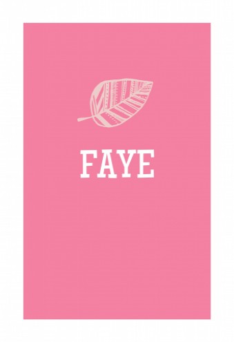 Geboortekaartjes Faye - DIY